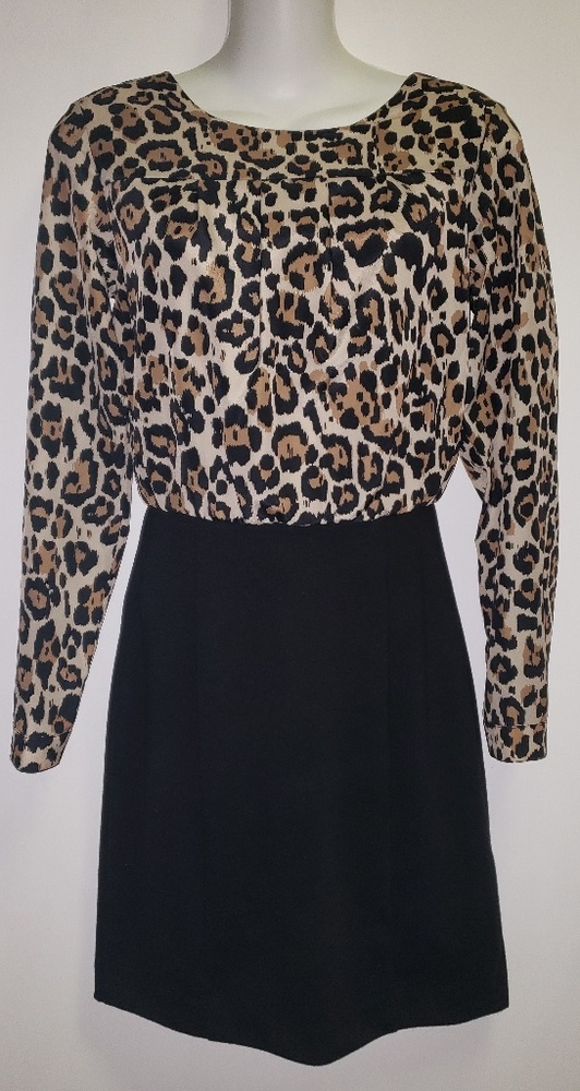 Like new BANANA REPUBLIC leopard print dress